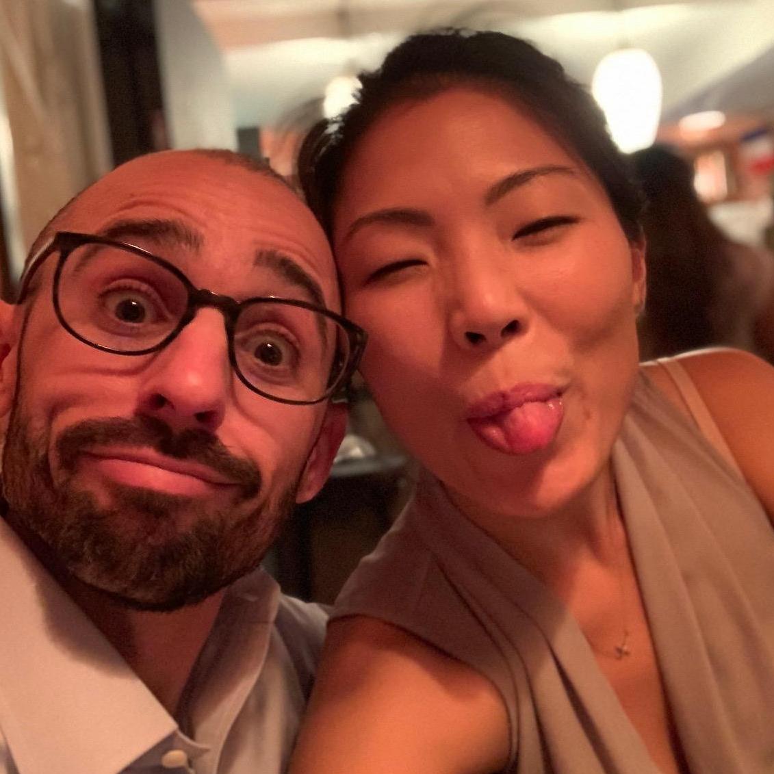 We are silly at home and in public restaurants!