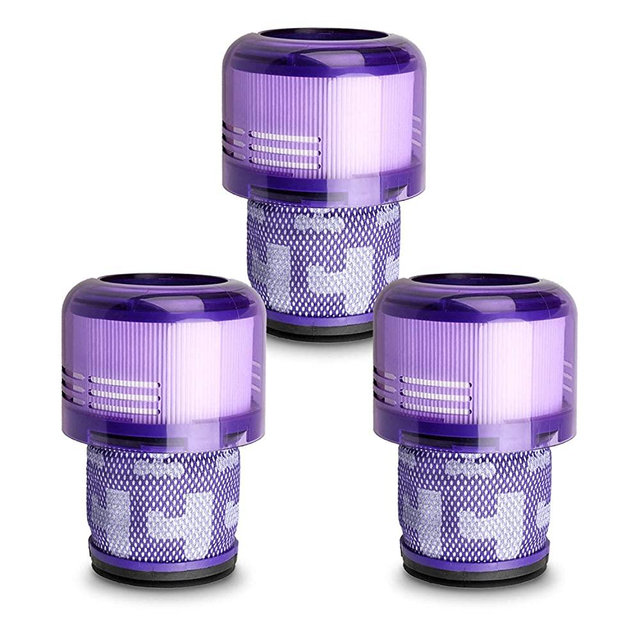 Lemige 3 Pack Vacuum Filters Replacement Parts Compatible with Dyson V11 Torque Drive and V11 Animal Cordless Vacuum, Compare to Part 970013-02