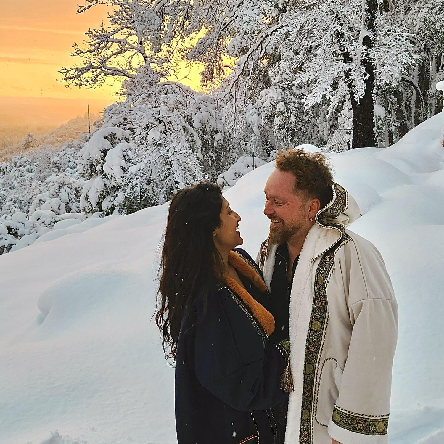 Stuck during a snow storm at our home in Nevada City, California. Couldn’t go anywhere, but also we didn’t need to.