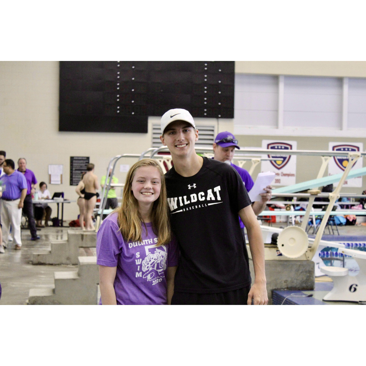 duluth swim & dive senior night meet, january 2020