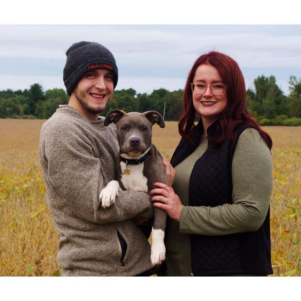 Our engagement pup has gotten so big!
Photo by Kathy Hull