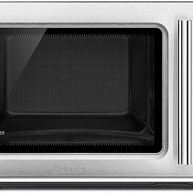 Breville BMO850BSS1BUC1 the Smooth Wave countertop microwave oven, Brushed Stainless Steel