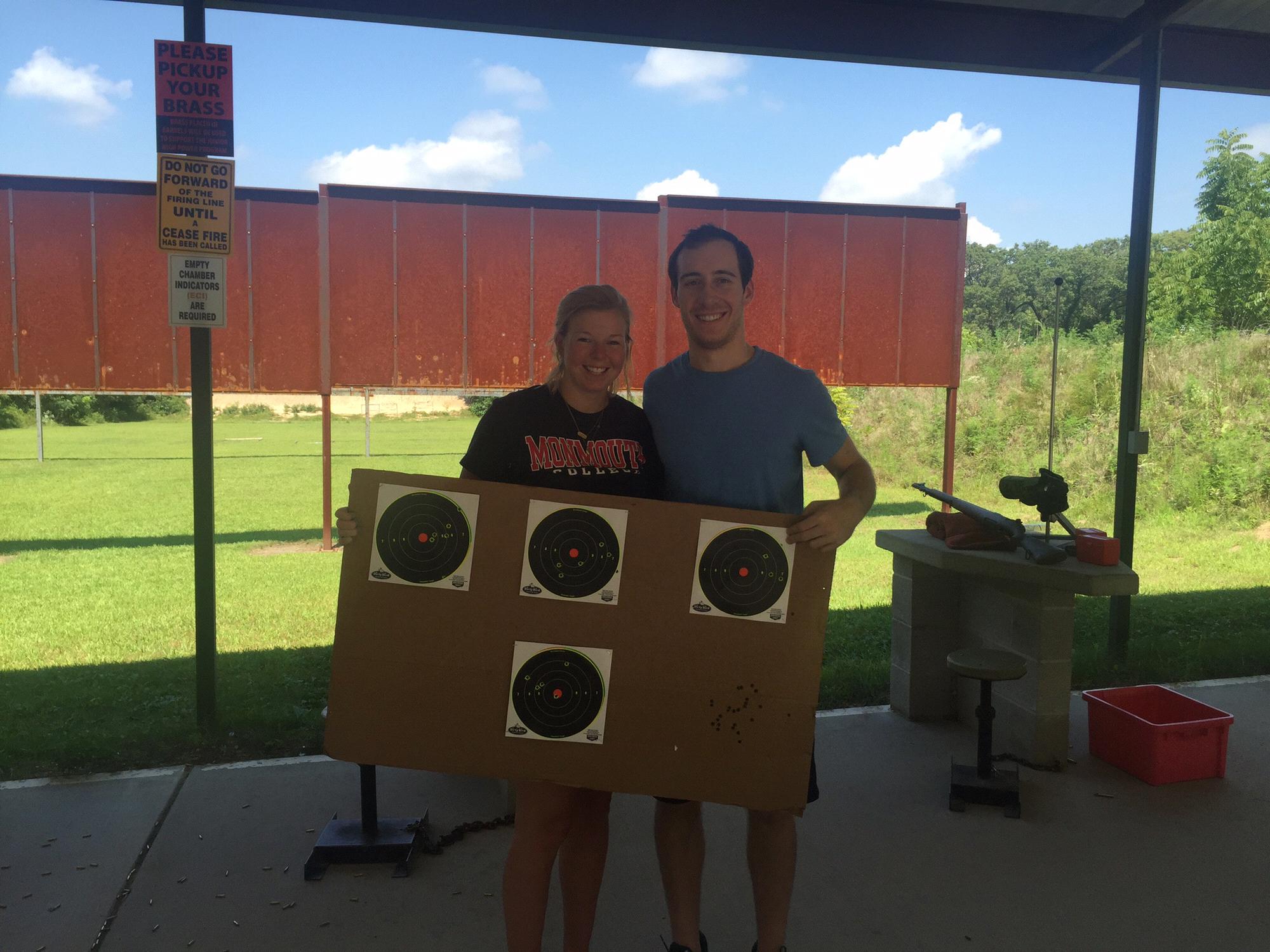 He kind of taught me how to shoot.