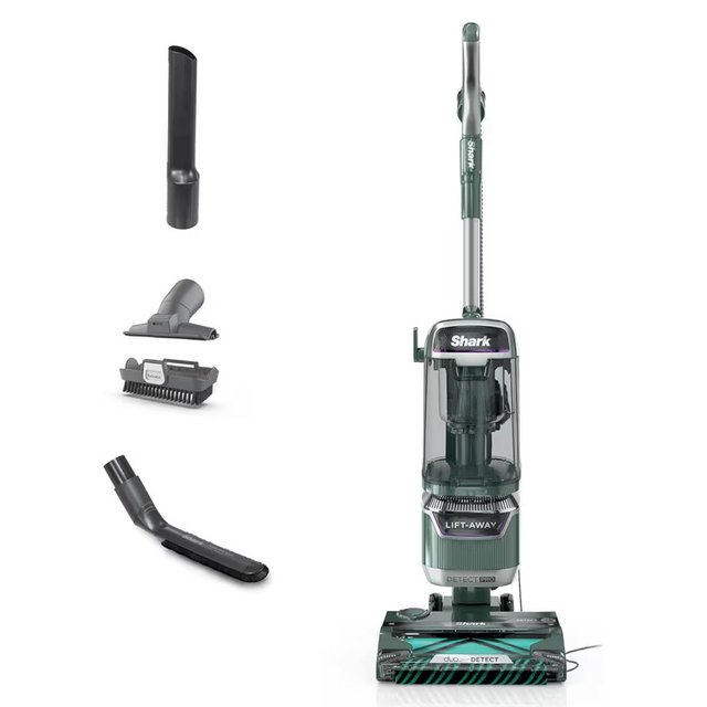 Shark Detect Pro Lift-Away ADV Bagless Upright Vacuum with DuoClean Detect, HEPA Filter, Anti-Allergen, Powerful Suction, and Odor Neutralizer Technology, Evergreen, LA802