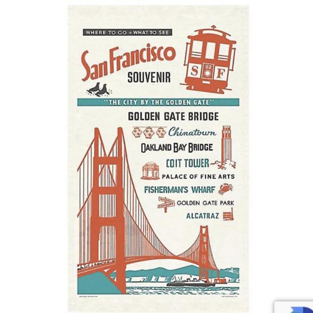 San Francisco Tea Towel