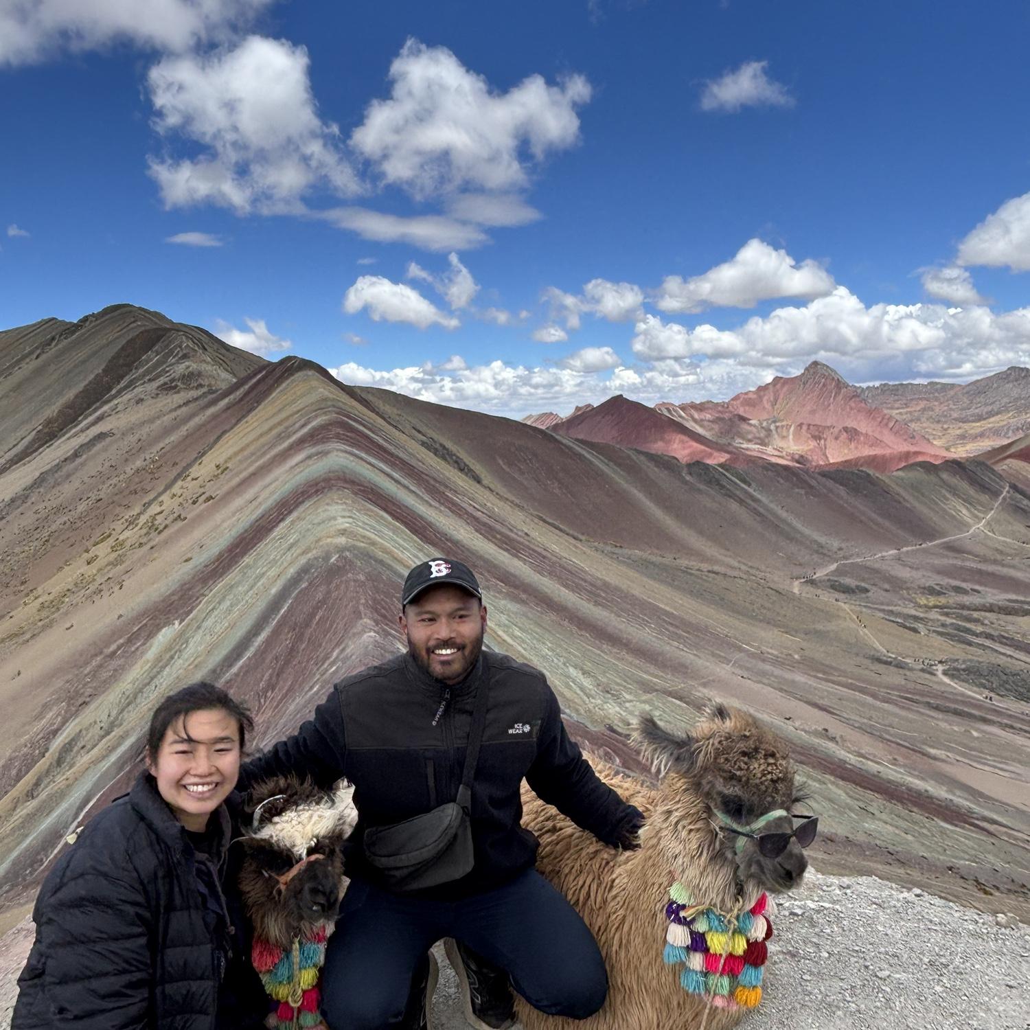 Rainbow Mountain, Peru
16000 feet in the air.