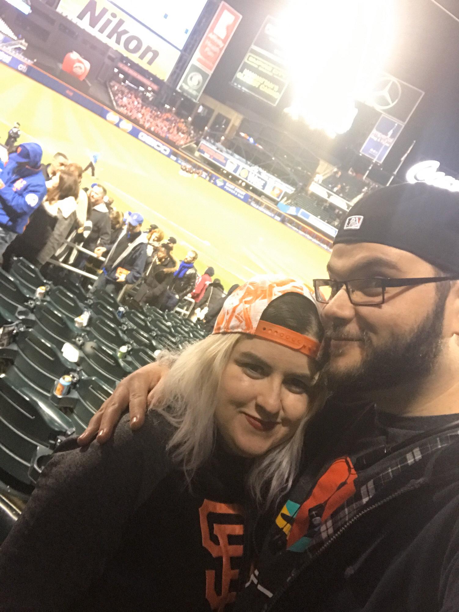 Our first date, SF Giants @ Mets, 2017