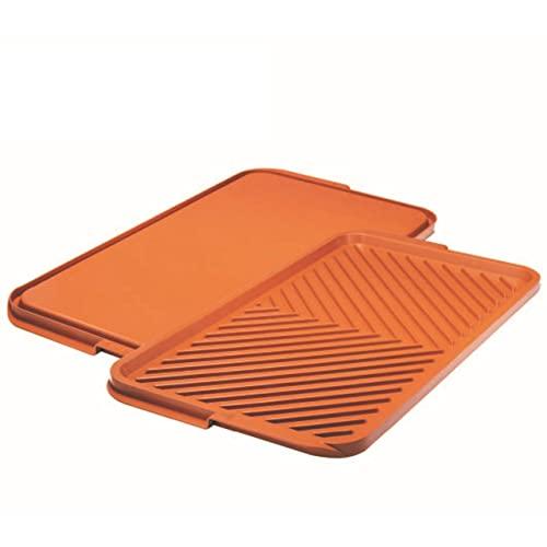 Gotham Steel Double Grill, X-Large, Brown