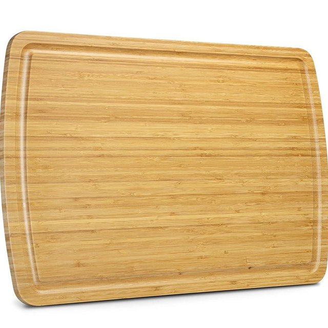 Fashionwu 76 cm Extra Large Bamboo Cutting Board for Kitchen, 30 x 20 Inch Large Wooden Cutting Boards with Juice Groove, Thick Butcher Block Cutting Board for Meat Vegetables, Large Charcuterie Board