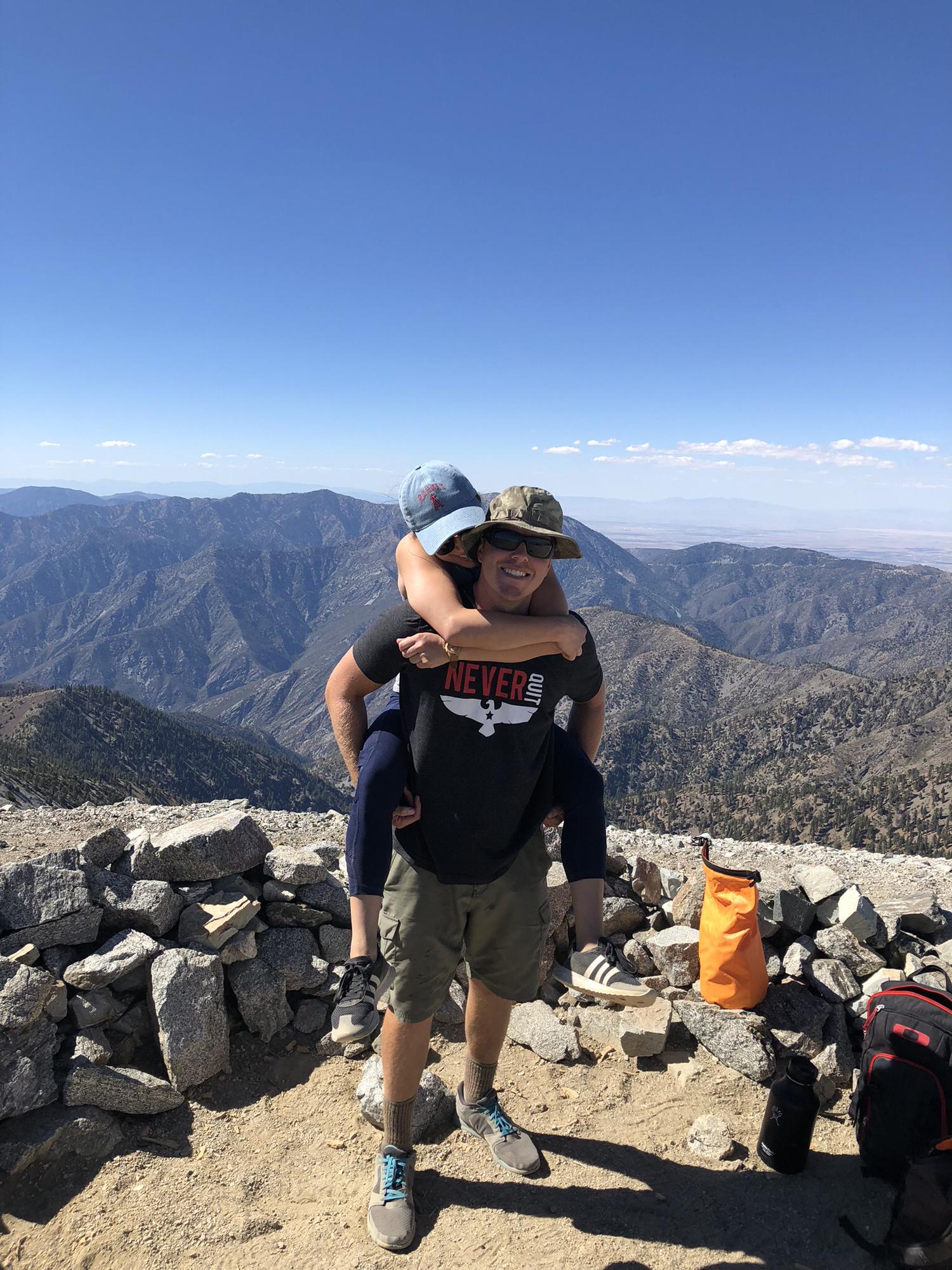 Our first hike together, Trevor survived 13 miles!
