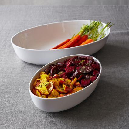 Sur La Table - Porcelain Oval Serving Bowl