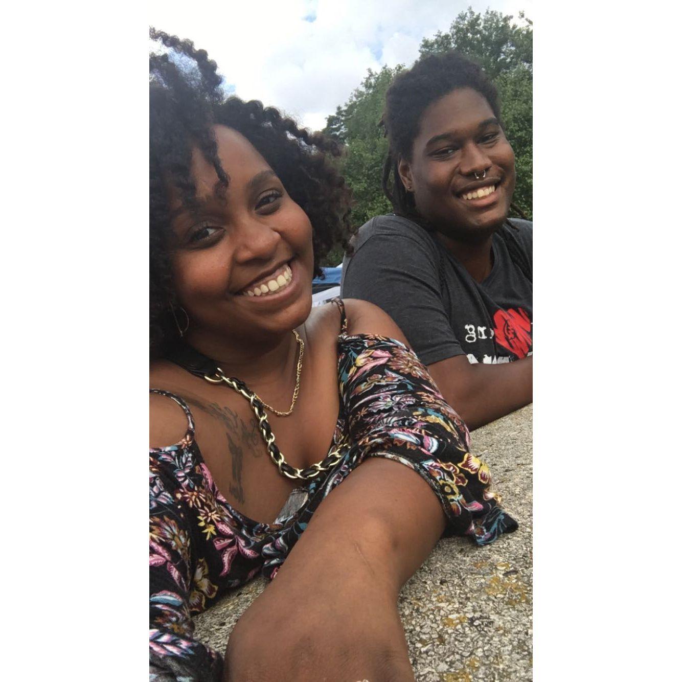 Just Friends hanging out at the African Fest 2017