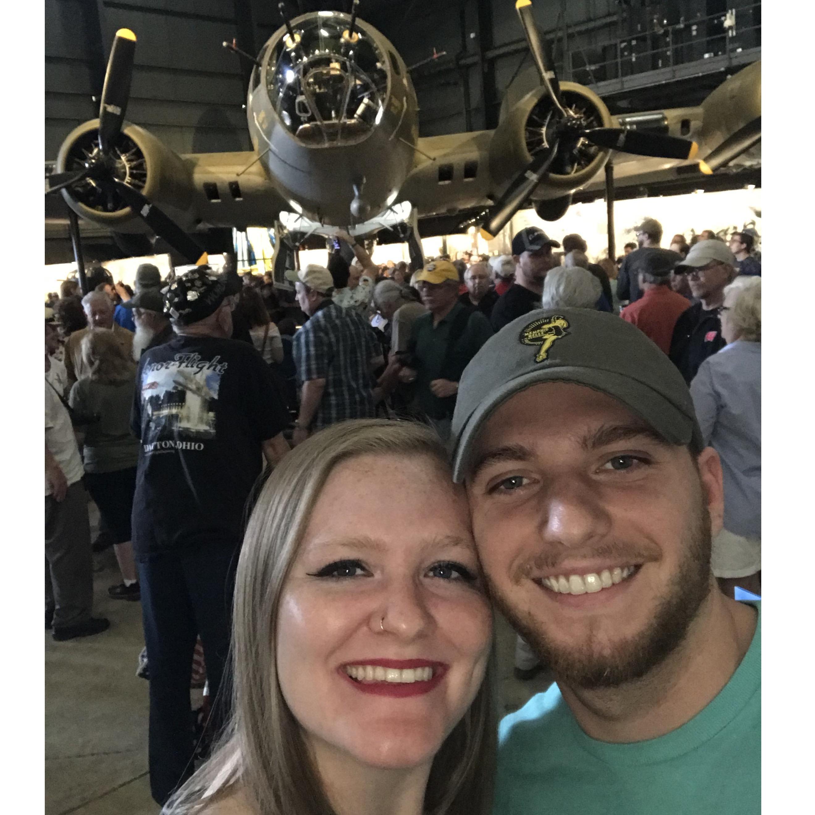 Opening of the Memphis Belle exhibit at the Air Force Museum in Dayton, Ohio
