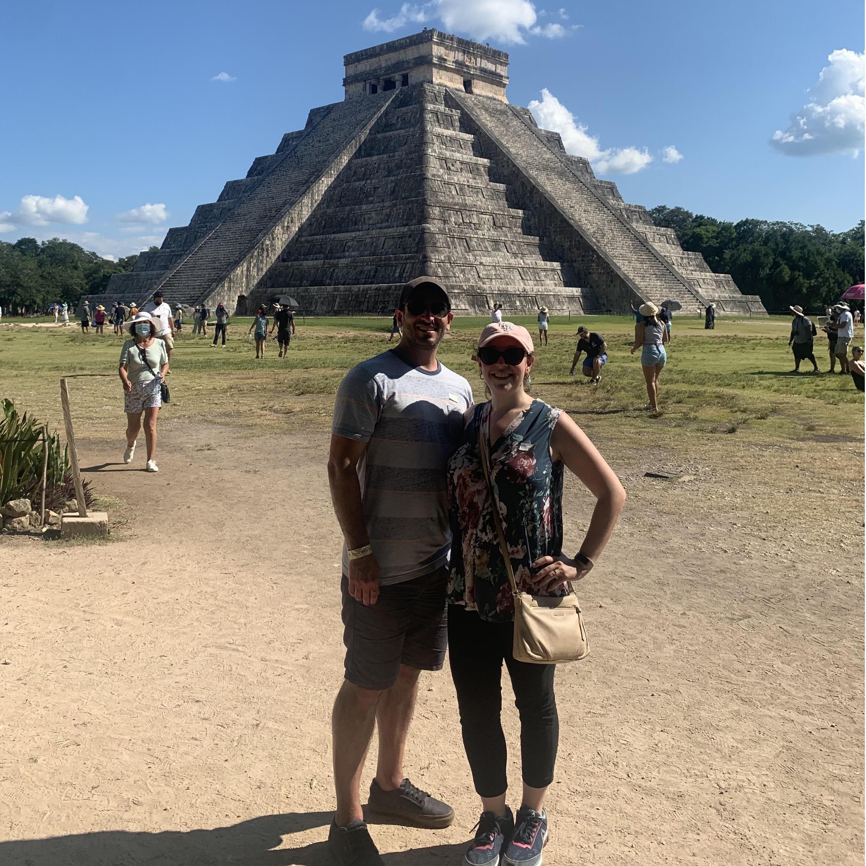 Not TOO far a drive from Playa Del Carmen is one of the seven wonders of the world: Chichen Itza!