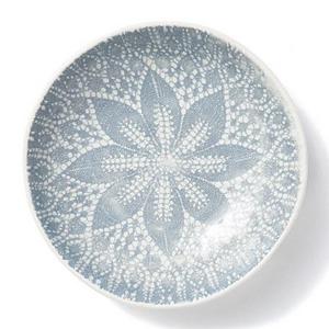 Lace Gray Pasta Bowl