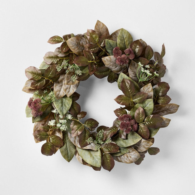Fall Wreath Purple/Green - Threshold™ designed with Studio McGee