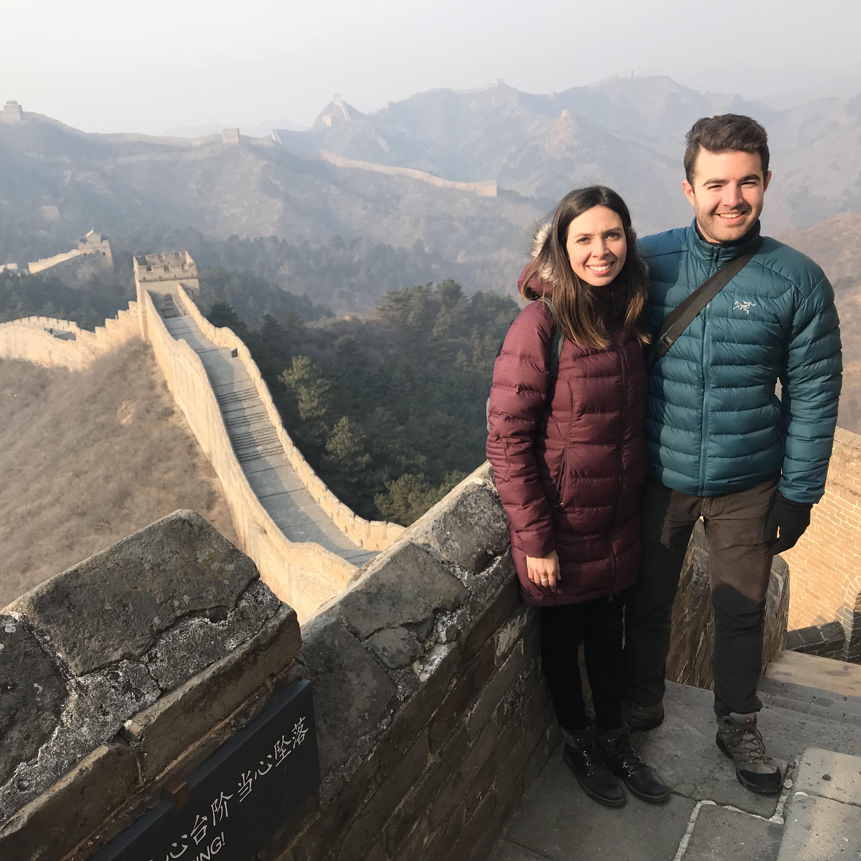 Just me, Michael, and the Great Wall of China