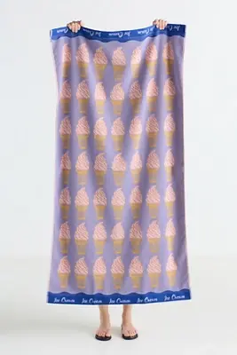 Cotton Jacquard Icon Beach Towel Collection