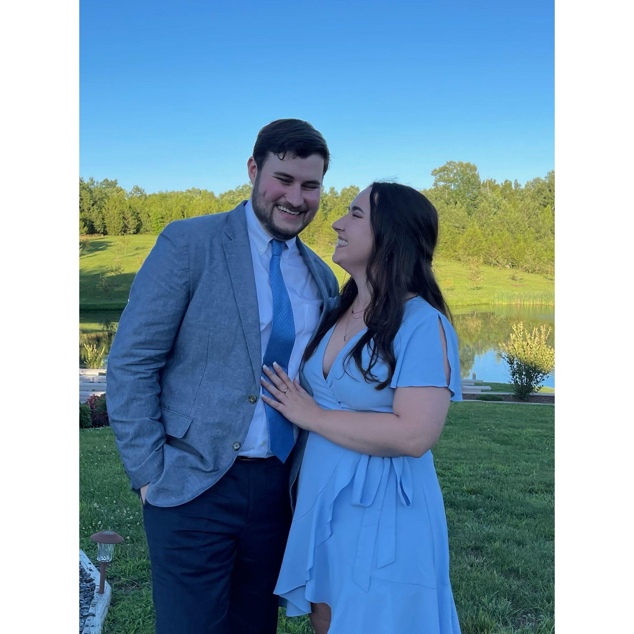 Celebrating our friends Stephen and Erin getting married!