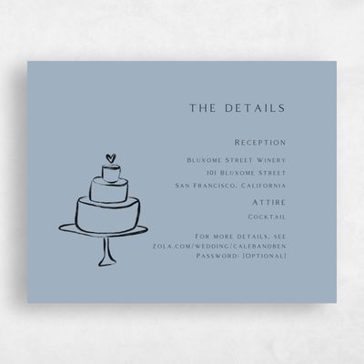 Powder Blue Wedding Enclosure - Dunluce