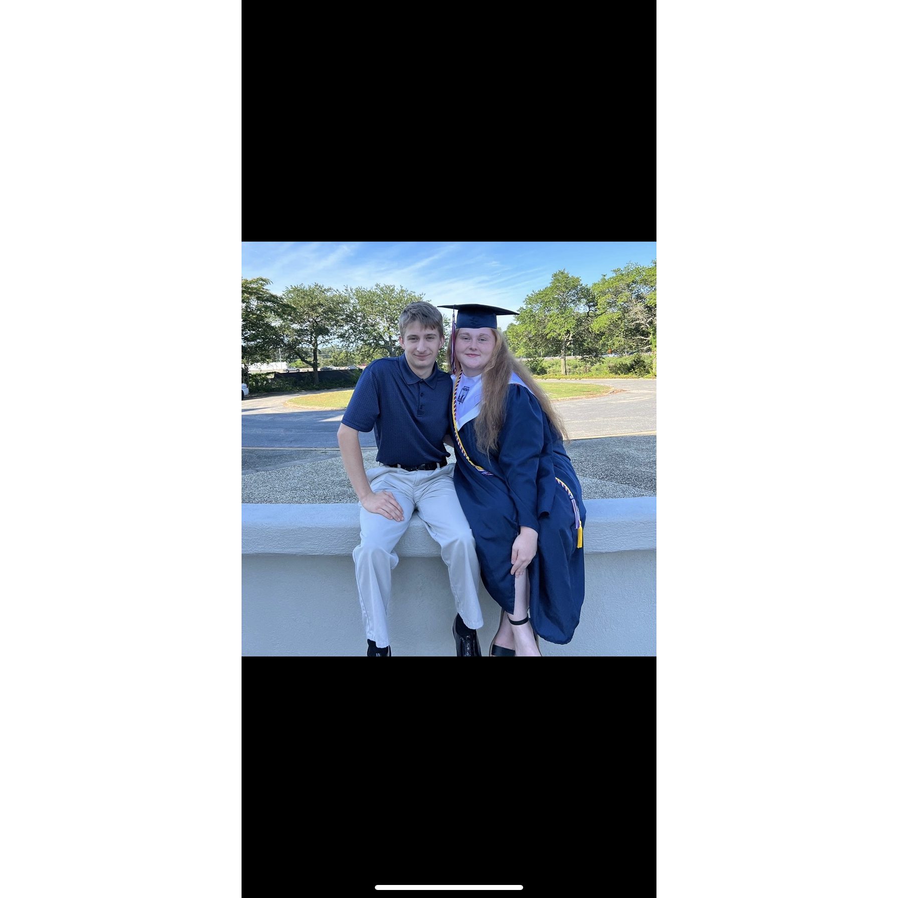 We were there for each other's high school graduations.