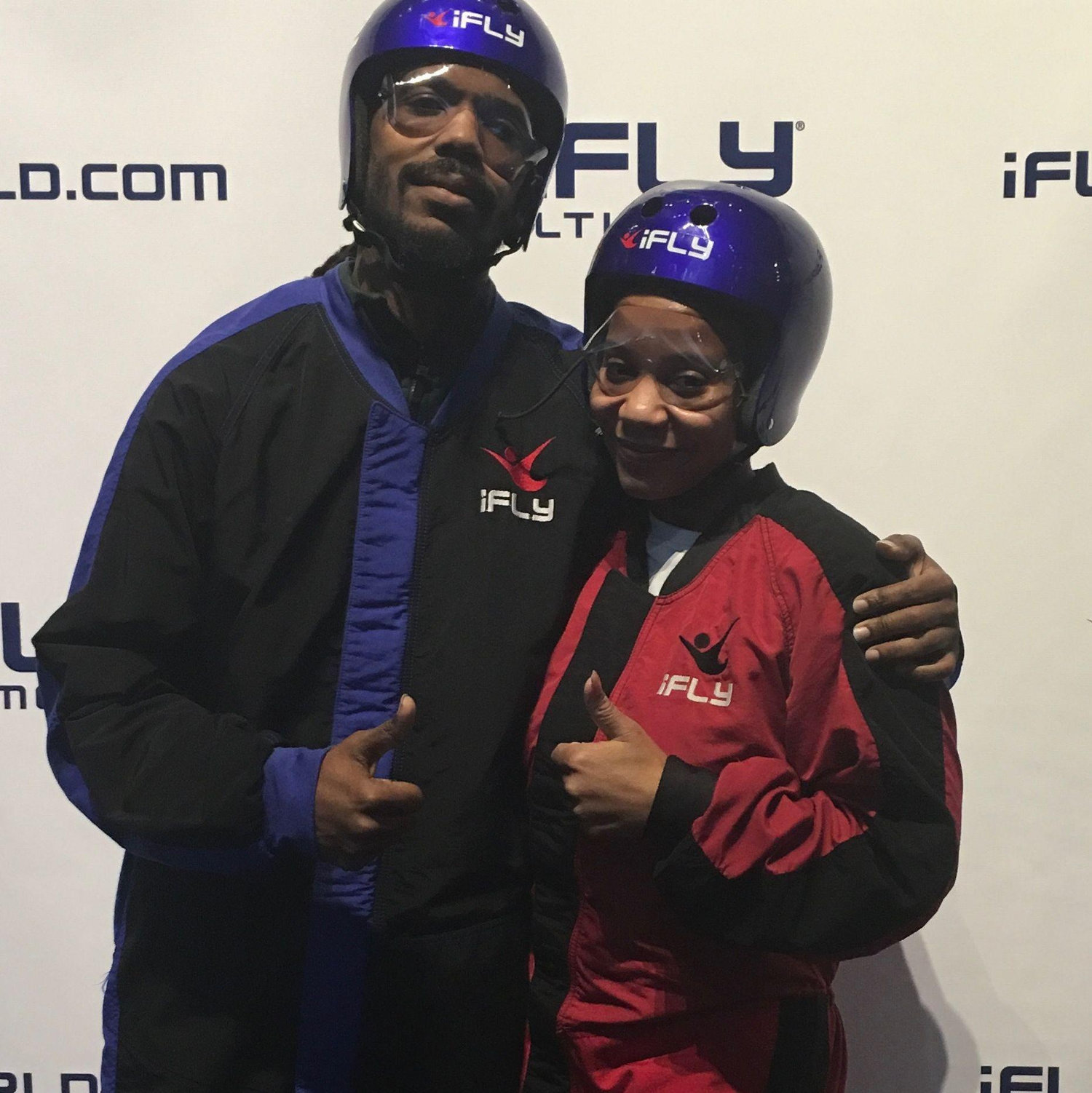 Our first time trying indoor skydiving. oh, it was very interesting, and of course I went first!! lol
