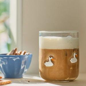 Anthropologie Icon Iced Coffee Glass