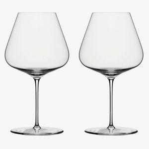 Burgundy Wine Glass 2 pcs