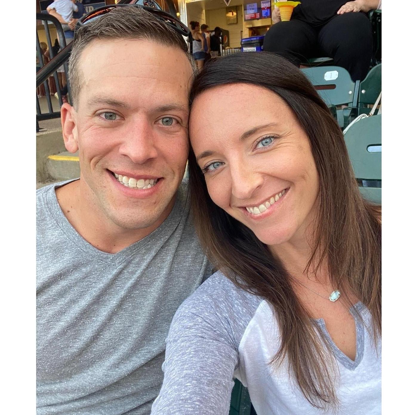 First baseball game
