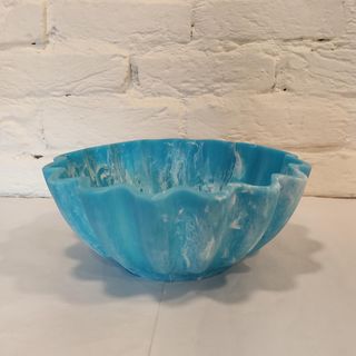 Resin Scalloped Bowl
