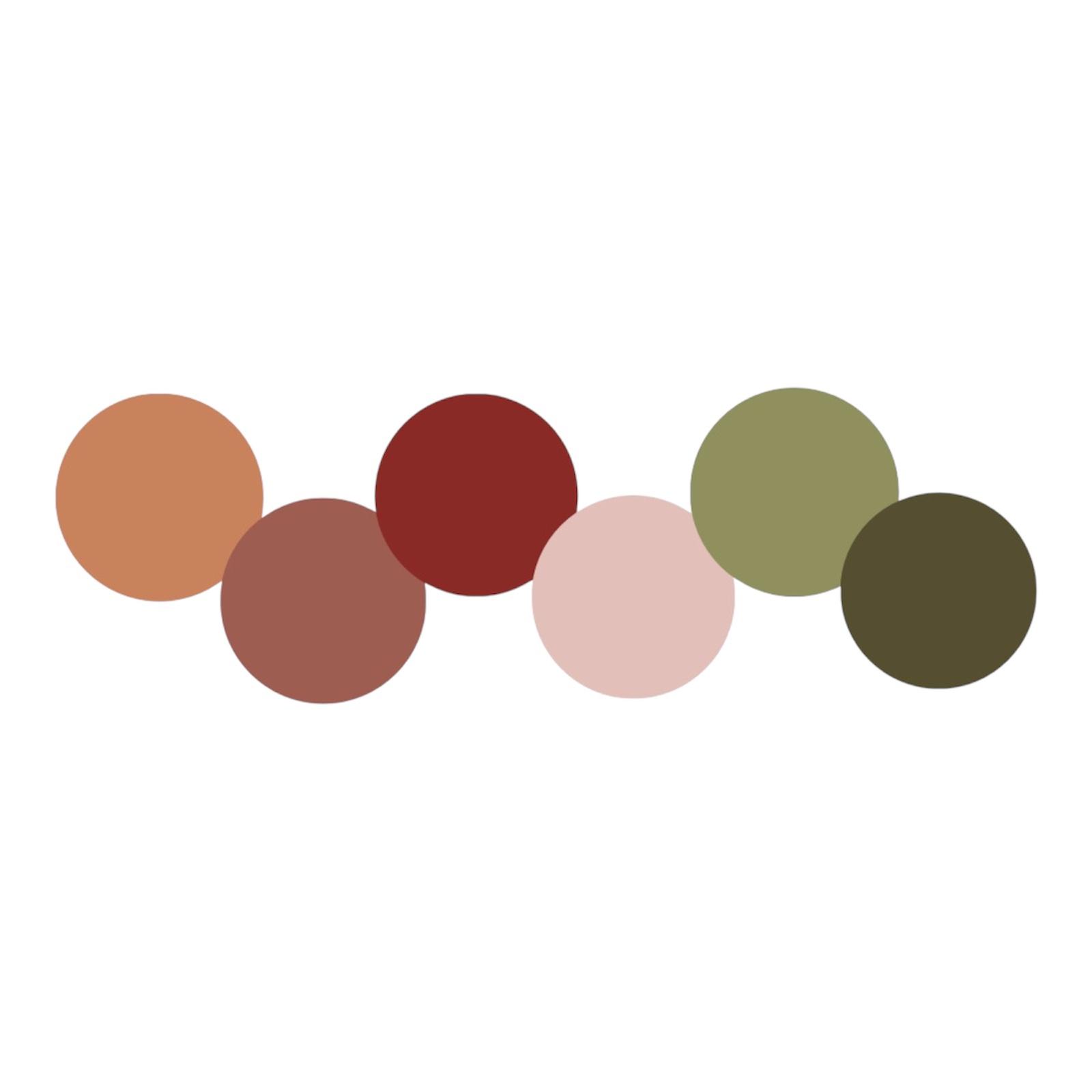 This is our wedding color palette.