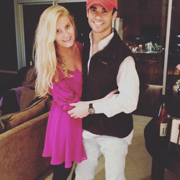 Our first picture together! Caroline's 21st birthday in Tuscaloosa, AL.