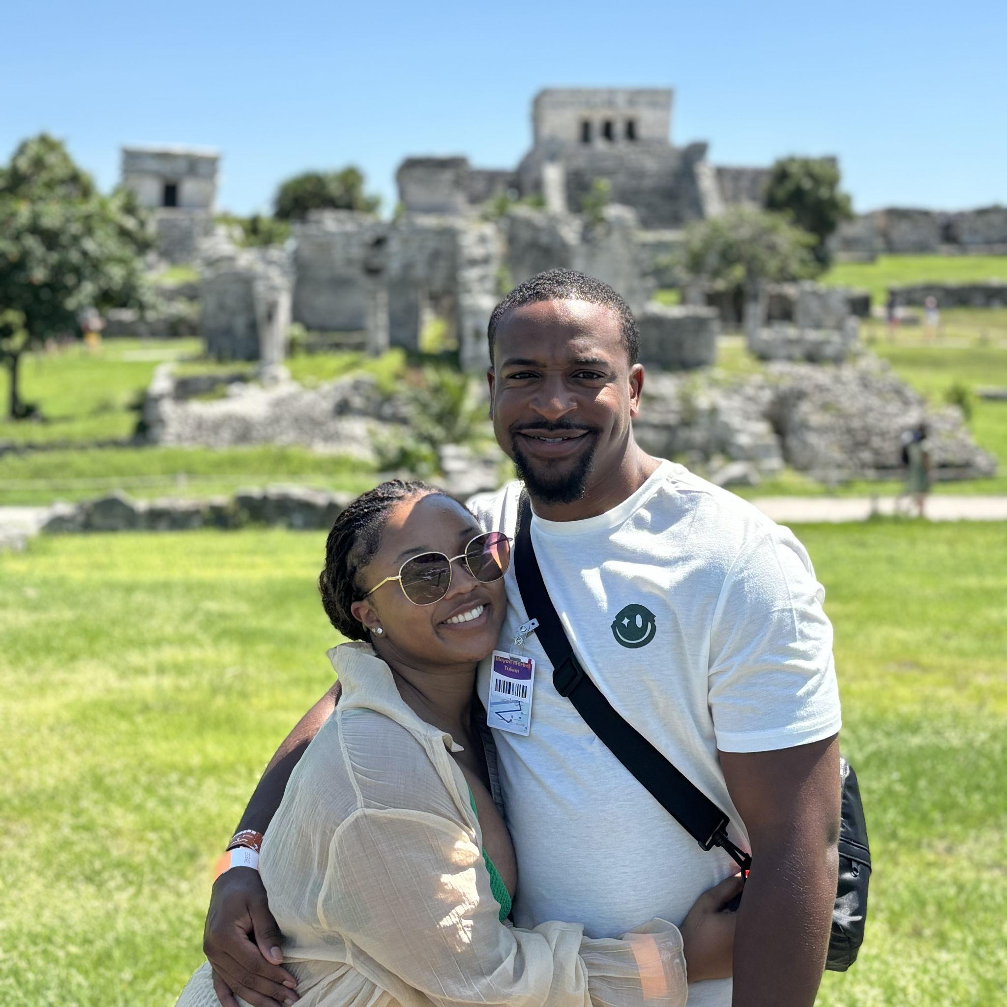 Our first trip out of the country together