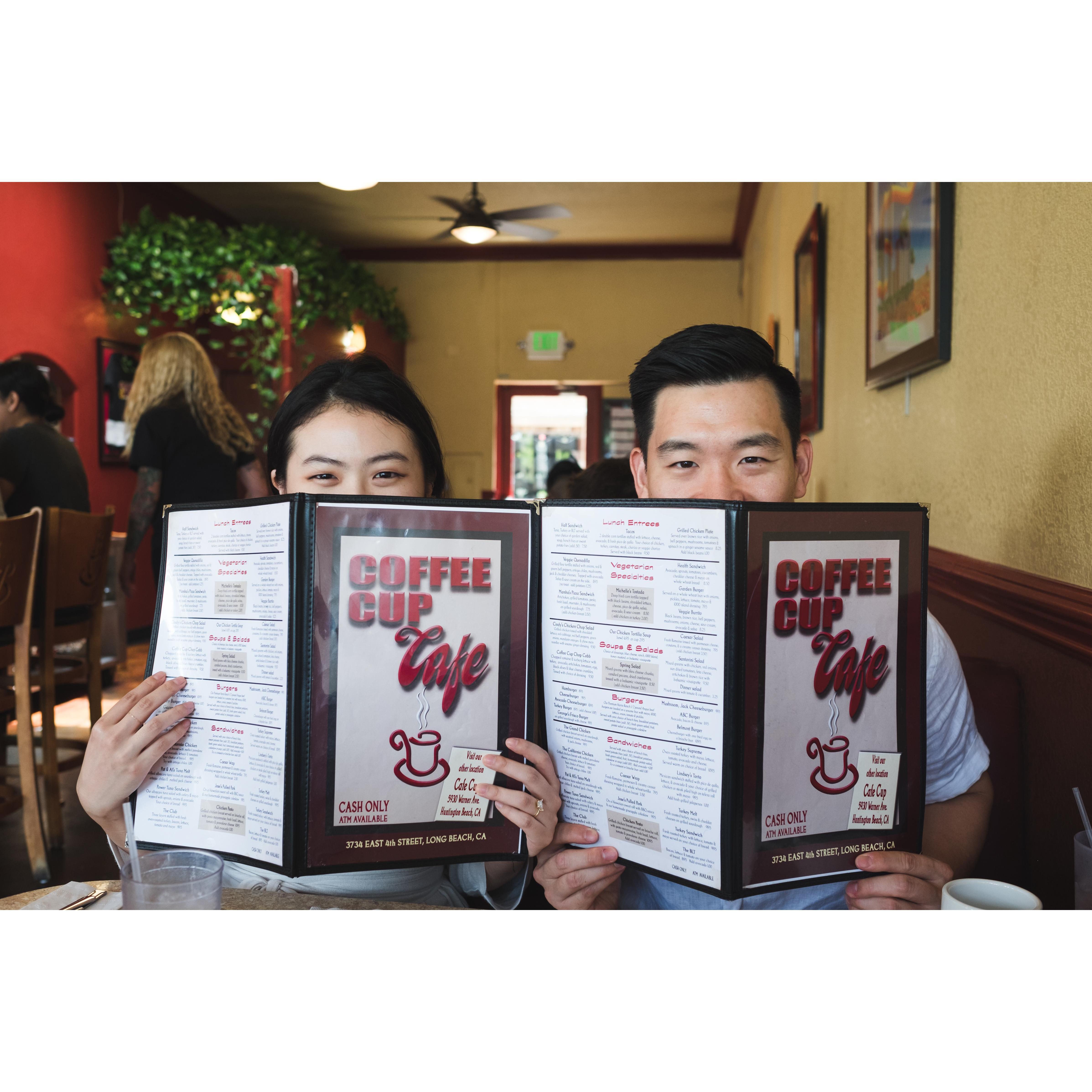 Coffee Cup is our favorite brunch spot in Long Beach and where we went on our second date.