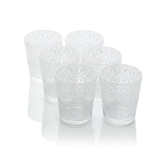 Certified International Victoria Acrylic Double Old Fashioned Glasses, Set of 6