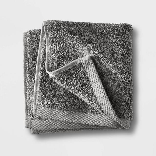 Organic Washcloth Dark Gray - Casaluna™