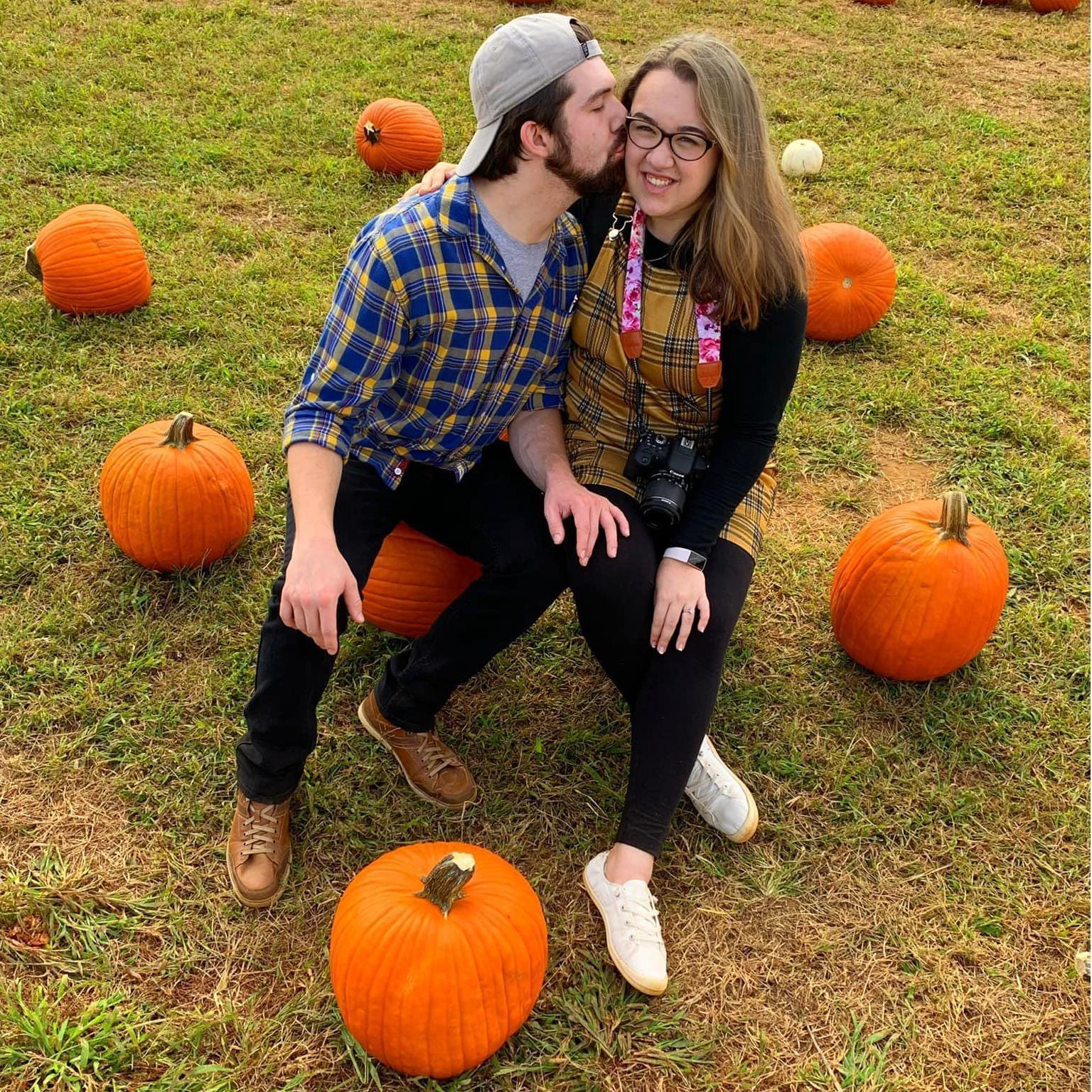 First time at the Pumpkin Patch together