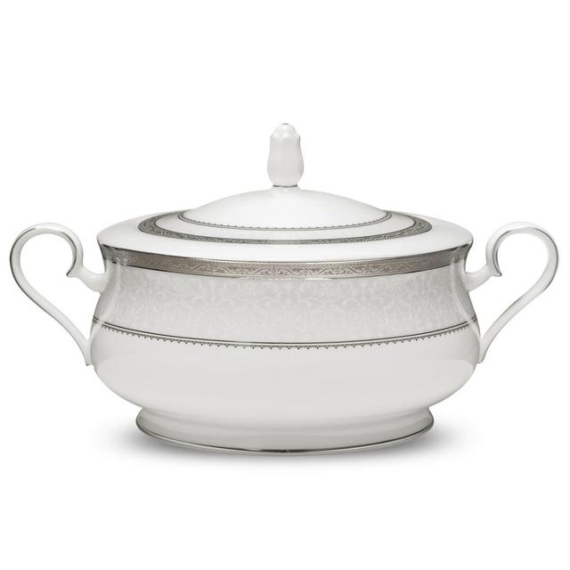 Noritake® Odessa Platinum Covered Vegetable Bowl