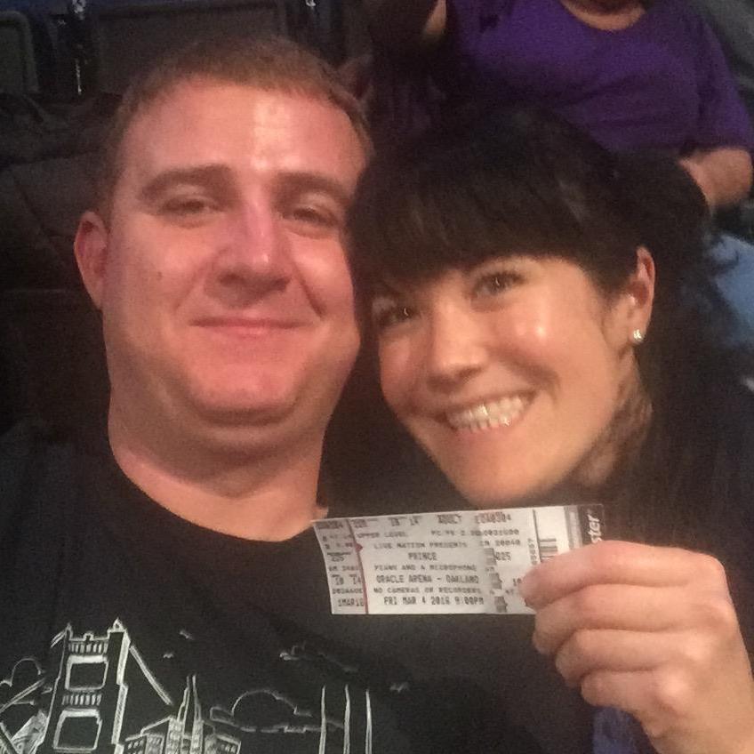 Surprise date night:
Prince at Oakland Coliseum