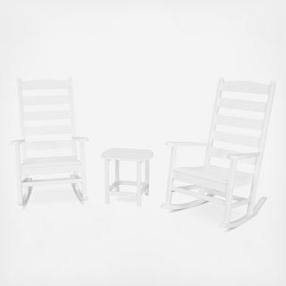 Shaker 3-Piece Porch Rocking Chair Set