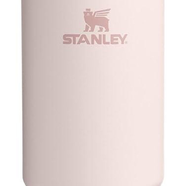 STANLEY IceFlow 2.0 Flip Straw Tumbler with Handle 40 oz | Twist On Lid and Flip Up Straw | Leak Resistant Water Bottle | Insulated Stainless Steel | BPA-Free | Rose Quartz