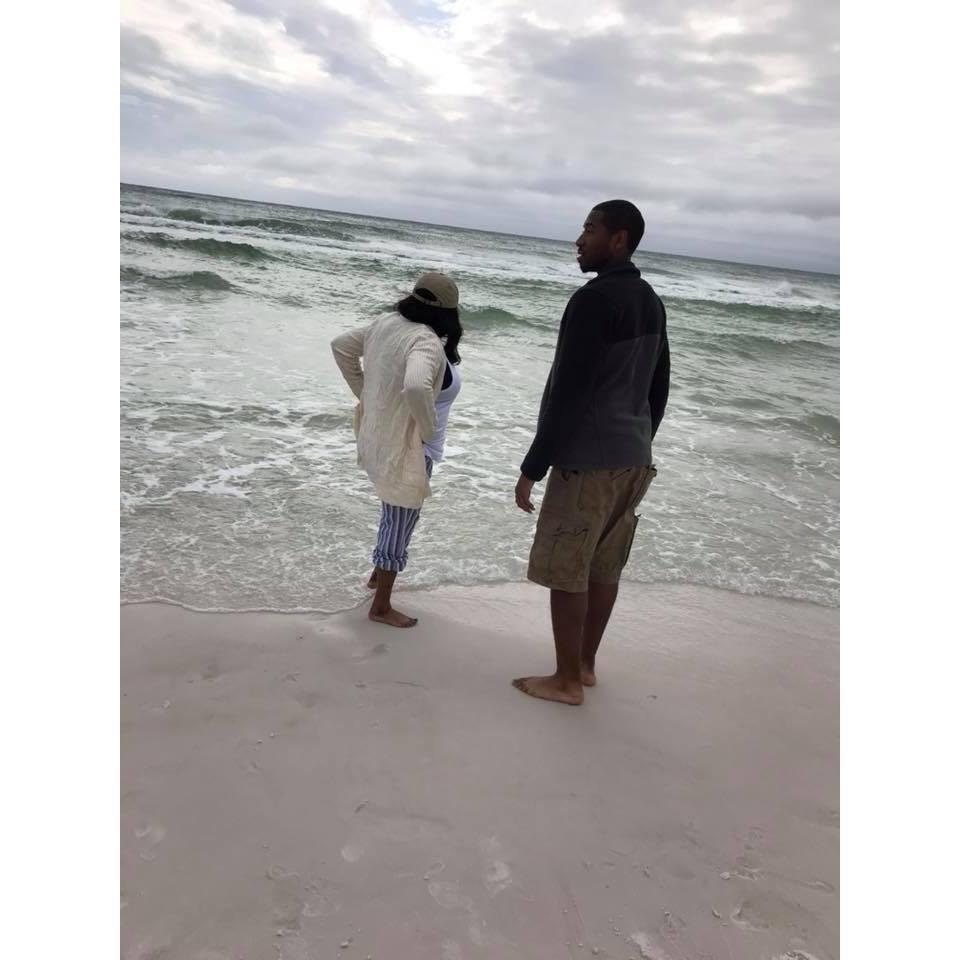 Us again at our happy place!