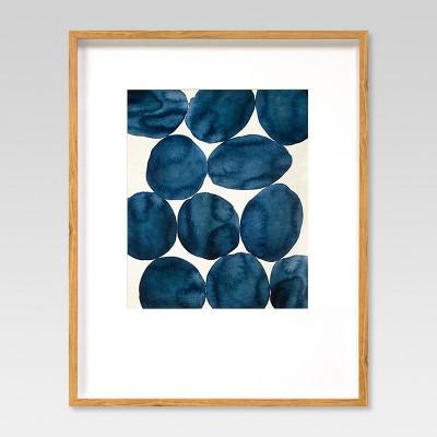 Framed Watercolor Abstract Blue 22"x28" - Project 62™