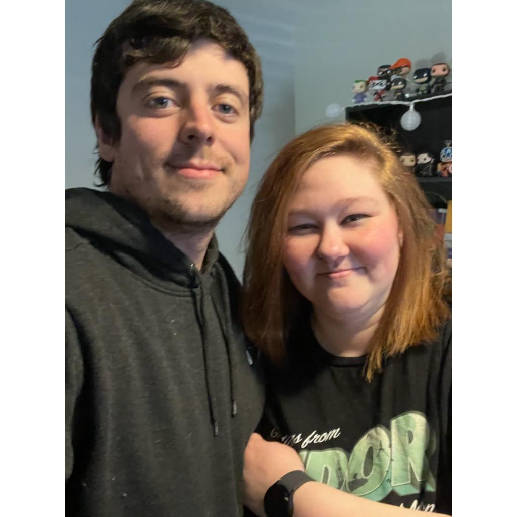 Our first photo together - 2023