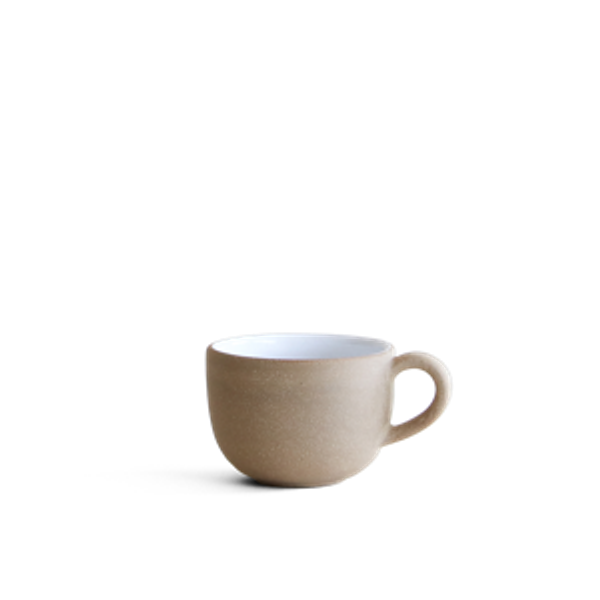 Jono Pandolfi Coffee Cup in Toasted | White