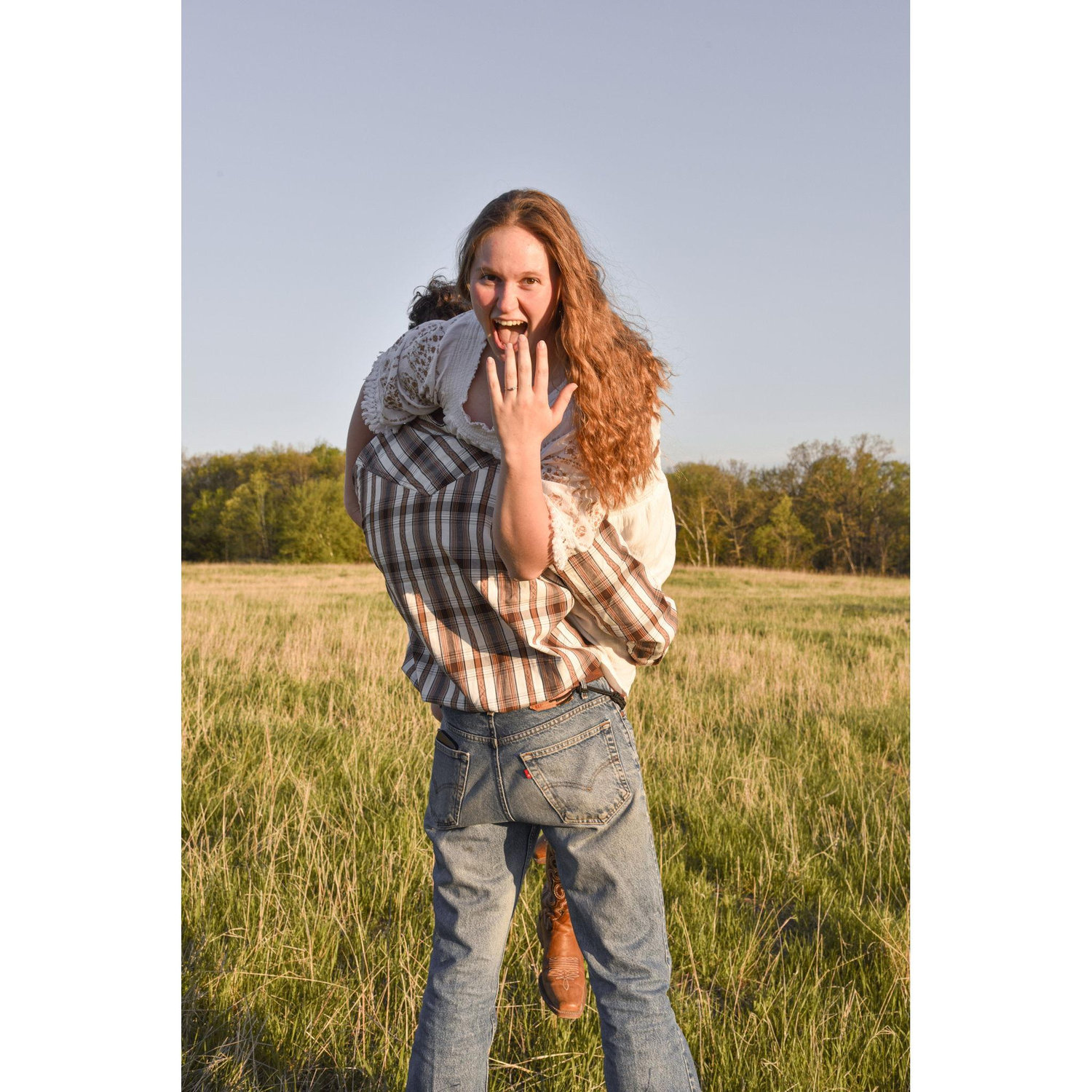 He said, "I need proof that I can pick you up!"