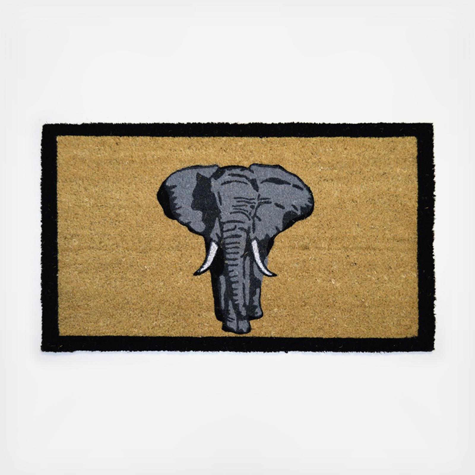 Geo Rubber Doormat