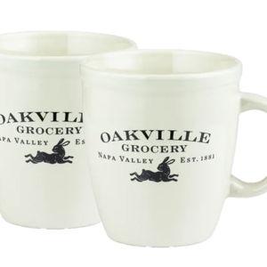 SET OF 2 OGC CREAM NAPA BUNNY MUG
