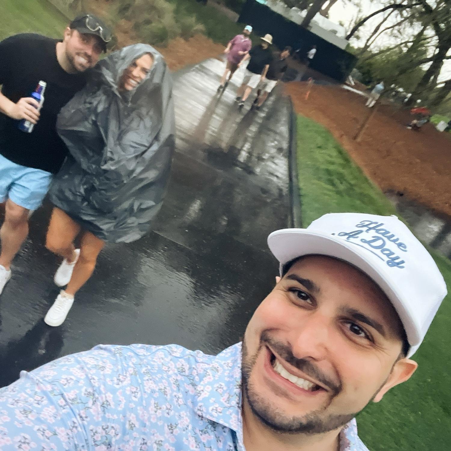 First trip to Jax & we got stuck in the rain at TPC