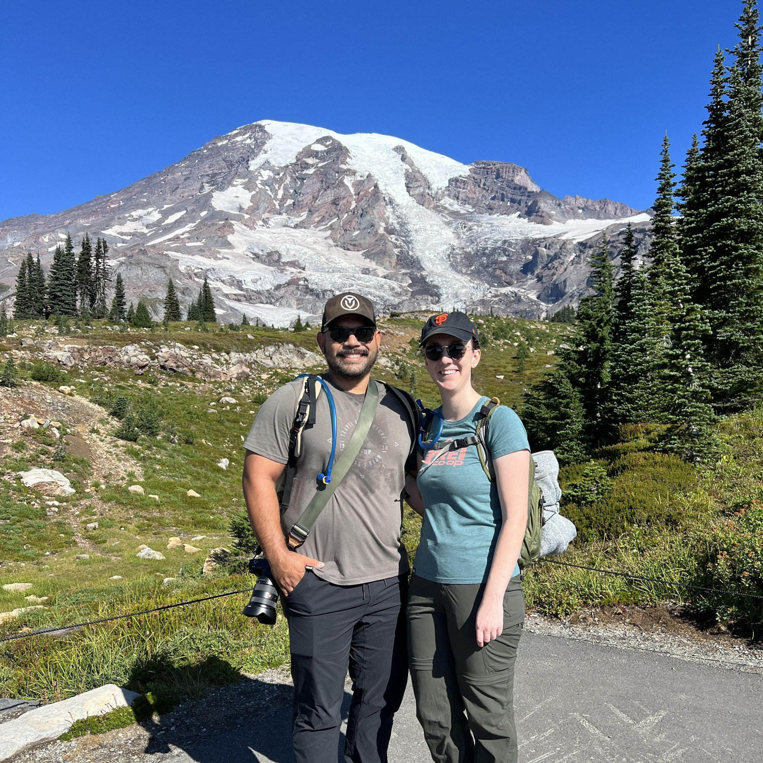 Hiking in Mt. Rainier